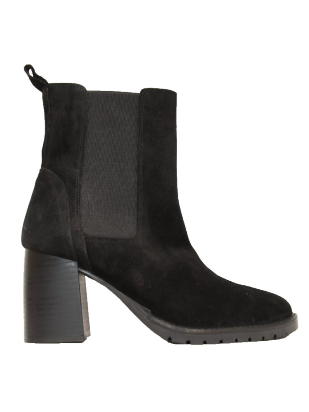 New! LA CANADIENNE Lively City Dry™ Block Heel Waterproof Black Bootie 9 DD548